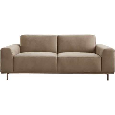 2,5 zit Pantini microleder bruin premium comfort