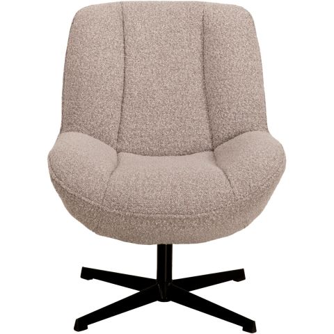 Draaizetel Fortenza bouclé beige