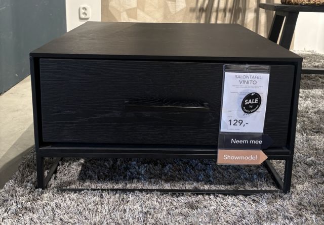 VINITO-BLACK-H 15636 Salontafel 2L eiken fineer zw