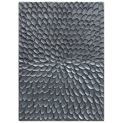 Wandpaneel Pictura 80x120 cm rechthoekig zilver