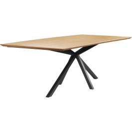 Eettafel Belvio 210x100 cm rechthoekig light oak