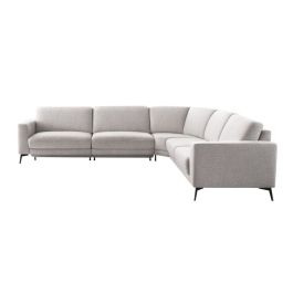 Hoeksalon rechts Moscato lichtgrijs exelent comfort