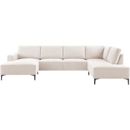Hoeksalon rechts Fabria groot beige basic comfort