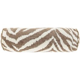 Sierkussen Foglia 15x45cm rol taupe