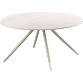 Salontafel Cercio keramiek 80 cm rond wit