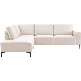 Hoeksalon links Fabria middel beige basic comfort