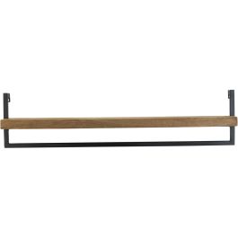 Wandplank Pardal hout metaal 24x100 cm bruin