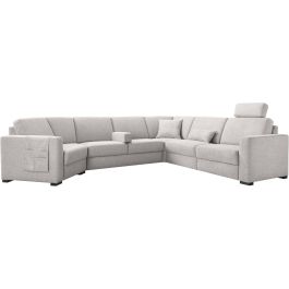 Hoeksalon rechts Muscolo grijs relaxfunctie premium comfort