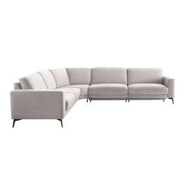 Hoeksalon links Moscato lichtgrijs excellent comfort