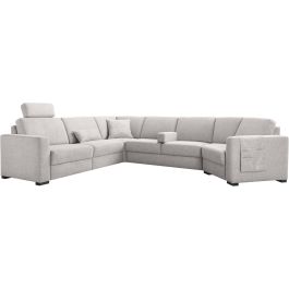 Hoeksalon links Muscolo grijs relaxfunctie premium comfort