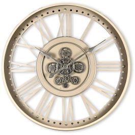 Klok Nimar metaal rond 80cm taupe open dessin 45