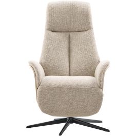 Relaxzetel Serio beige licht hout premium comfort