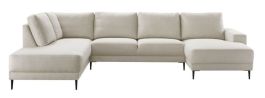 Hoeksalon links Portona ecru basic comfort