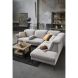 Salontafel Verato eikenhout 70x70 cm vierkant naturel grey