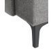 Hoeksalon links Fabria middel donkergrijs basic comfort