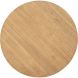 Eettafel Aska teak 130 cm rond naturel brushed