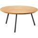 Salontafel Aska teakhout 75 cm rond naturel brushed