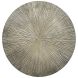 Wandornament Pictura 100 cm rond gestreept grijs
