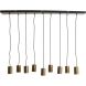 Hanglamp Trecate ruw antiek brons 9-lichts