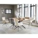 Eettafel Aska teak 160x90 cm rechthoekig naturel brushed
