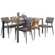 Eetkamerstoel Gento velvet antraciet