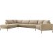 Hoeksalon links Linoza taupe supreme comfort