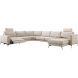 Hoeksalon Linoza naturel relaxfunctie links premium comfort