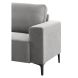 Hoeksalon links Fabria middel donkergrijs basic comfort
