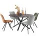 Eettafel Piastra 140 rond zwart