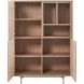 Opbergkast Famosa bruin 136x102x45 cm