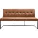 Eetkamerbank Oro 170 cm microleder bruin