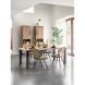 Eetkamerstoel Castione microvezel taupe
