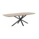 Eettafel Tavolo eikenhout 240x100 cm Deens ovaal lichtbruin
