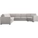 Hoeksalon links Muscolo grijs relaxfunctie premium comfort