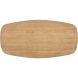 Salontafel Aska teakhout 70x140 cm Deens ovaal naturel brushed