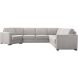 Hoeksalon rechts Muscolo grijs relaxfunctie premium comfort