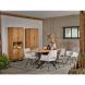 Eettafel Aska teak 260x110 cm Deens ovaal naturel brushed