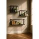Wandrek Carpino 90cm metaal