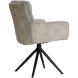 Eetkamerstoel Letta draaibaar velvet beige