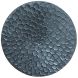 Wandornament Pictura 100 cm rond zilver