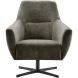 Draaizetel Gudo velvet donkergroen
