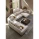 Hoeksalon Linoza naturel relaxfunctie links premium comfort