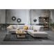 Salontafel Verato eikenhout 70x70 cm vierkant naturel grey