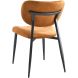 Eetkamerstoel Gomba velvet cognac