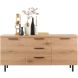 Dressoir Paranno 77x165x42 cm bruin
