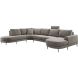 Hoeksalon links Aziri taupe supreme comfort