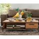 Salontafel Romaro teakhout 135x67 cm rechthoekig mix rough