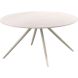 Salontafel Cercio keramiek 80 cm rond wit