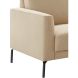 2,5 zit Moscato koudschuim beige relaxfunctie links