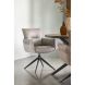 Eetkamerstoel Mirandola draaibaar microleder beige